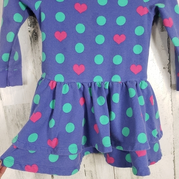 3/$15 Girls circo heart sweater dress size 3T - Picture 3 of 8